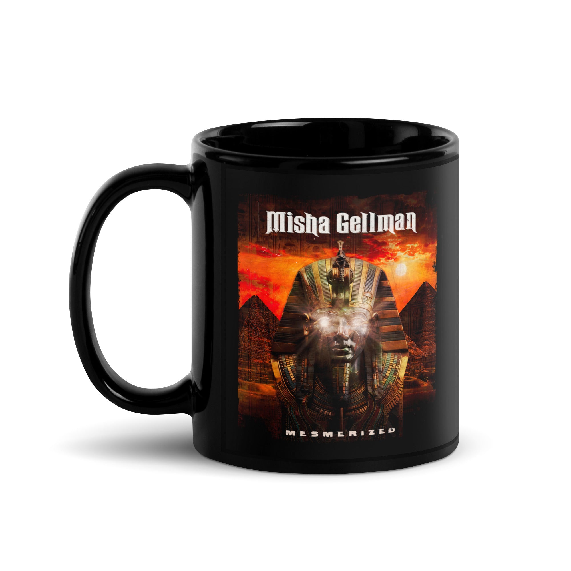 Misha Gellman - Mesmerized Black Glossy Mug