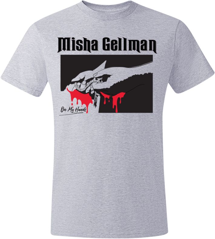 Misha Gellman - On My Hands Single + Dripping Blood T-Shirt Bundle